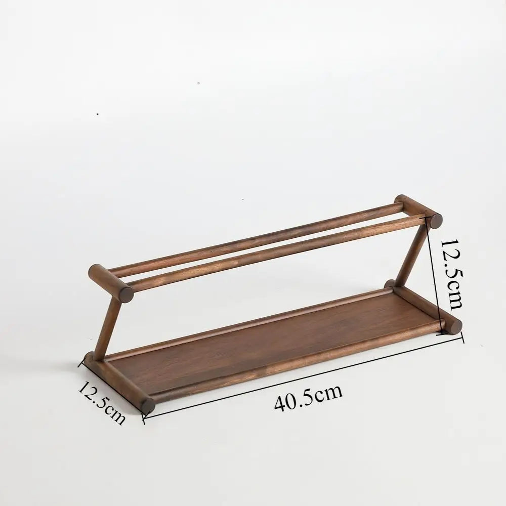 Solid Wood Tea Set Organizer