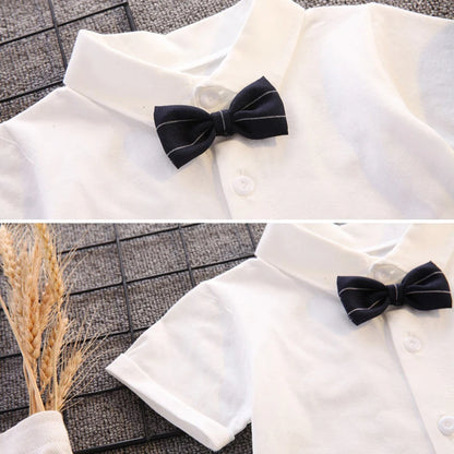 Boys Tee and Overalls Clothing Set