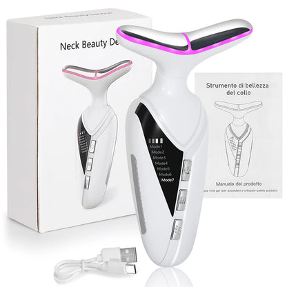 1PC Neck beauty instrument, face and neck massager, suitablefor women's home skin care