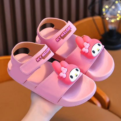 Kuromi New Children'S And Girls' One-Piece Sandals Summer Boys' Beach Shoes Anti Slip