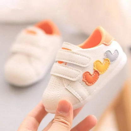Baby Breathable Shoes Kids White Shoes Boys Girls Toddler Footwear Soft Bottom Baby Boys