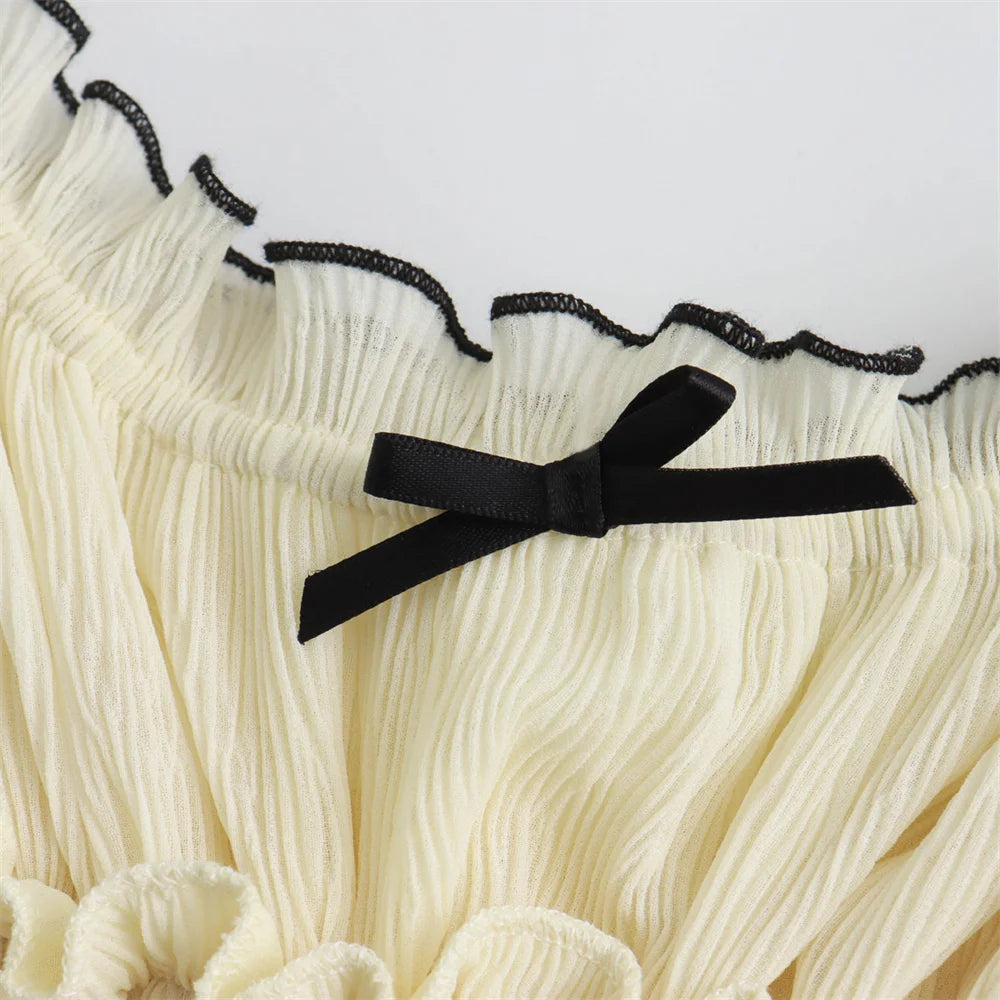 Women Summer Bow Top