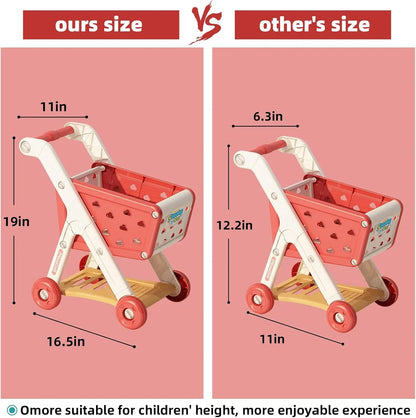 Kids Shopping Cart Play Set