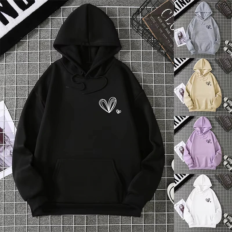 Women Graphic Love Hoodie 