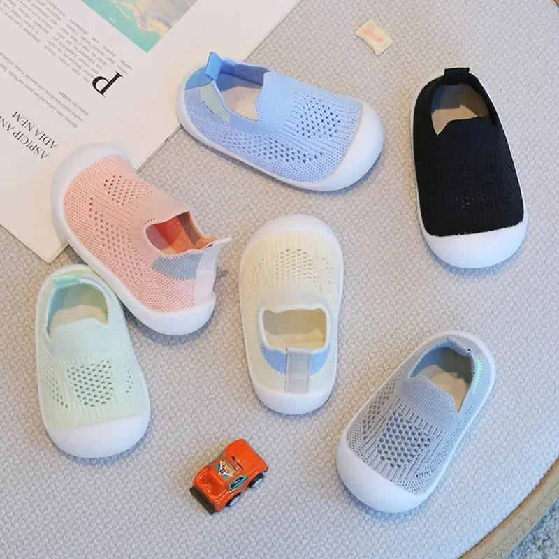 Candy Color Fashionable Simple Soft Soled Toddler Shoes for Boys and Girls