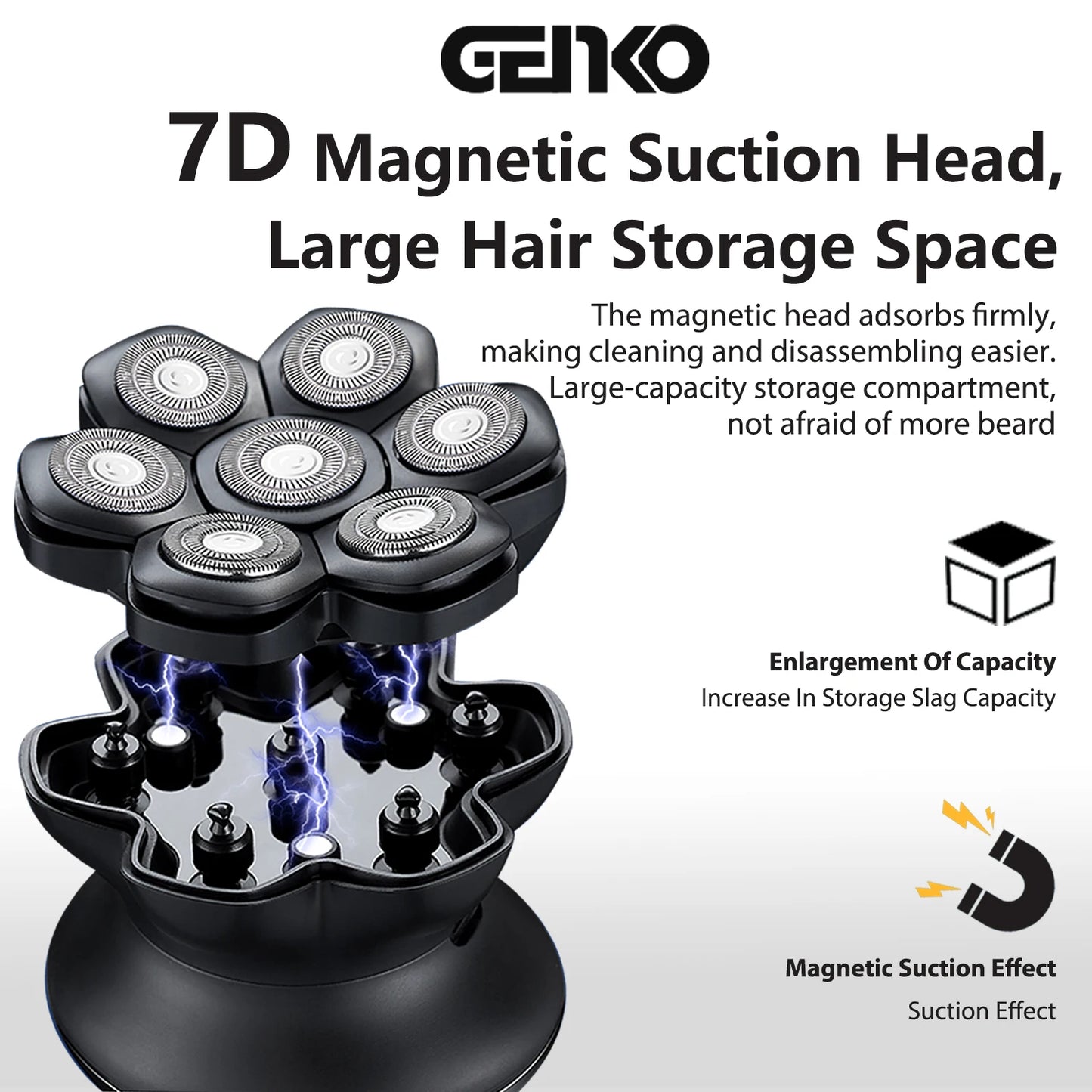 Cordless Head Shaver for Men