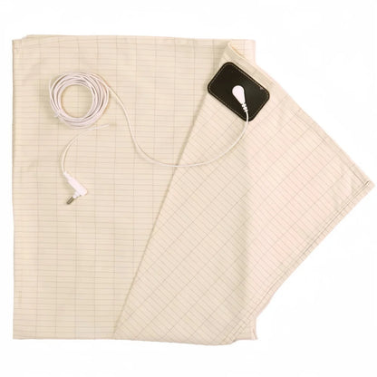 Grounding Sheets King Size - Organic Cotton and Silver Fiber, Grounding Fitted Sheet Wellness Sleep