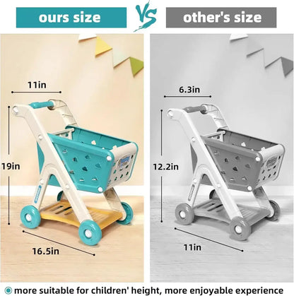 Kids Shopping Cart Play Set