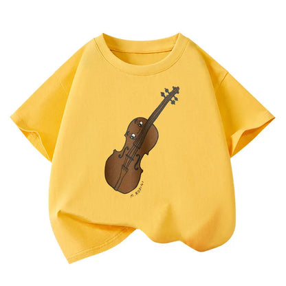Kids Cartoon Print T-shirt