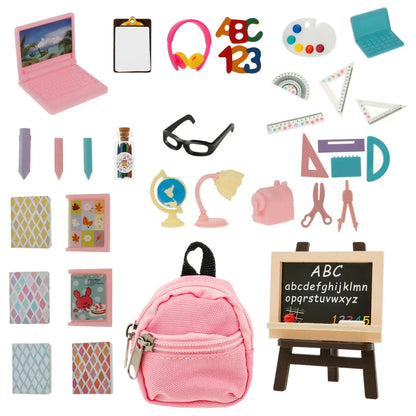 Mini Doll School Supplies