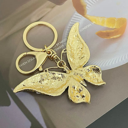 Easya 2024 Fashion Butterfly Bows Luxury Glitter Keychains High Quality Bags