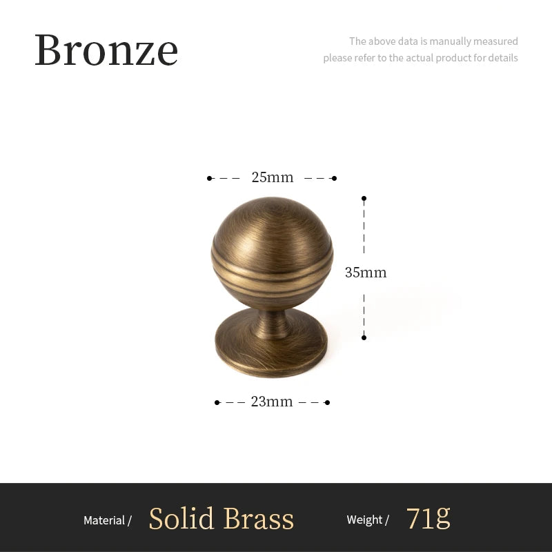 Solid Antique Brass Handle Furniture Handles Single Hole Pendant Drawer Knob T-Bar Kitchen Cabinet Pull Customizable