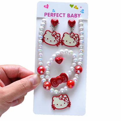 Hello Kitty Necklace Set