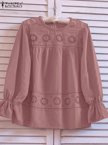 ZANZEA Vacation Casual Blouse