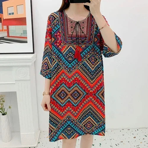 Women Bohemian Summer Dress