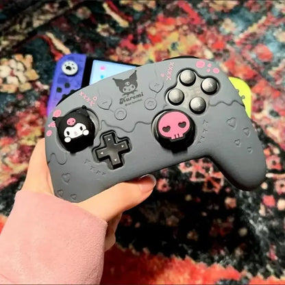 New Sanrio Cinnamoroll Kuromi Pochacco Cartoon Ps5 Ns Pro Kawaii Switch Pro Gamepad