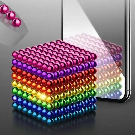 5mm 216Pcs Colorful Magnet Ball Beads Strong Magnetic Hook Perfect For Fridge Home Office