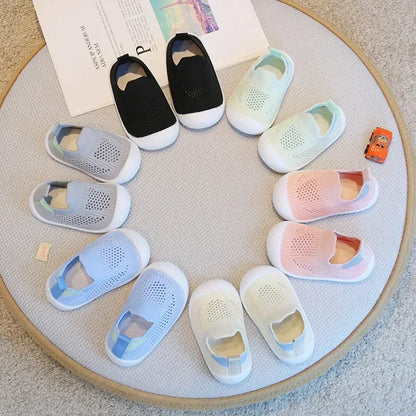 Candy Color Fashionable Simple Soft Soled Toddler Shoes for Boys and Girls
