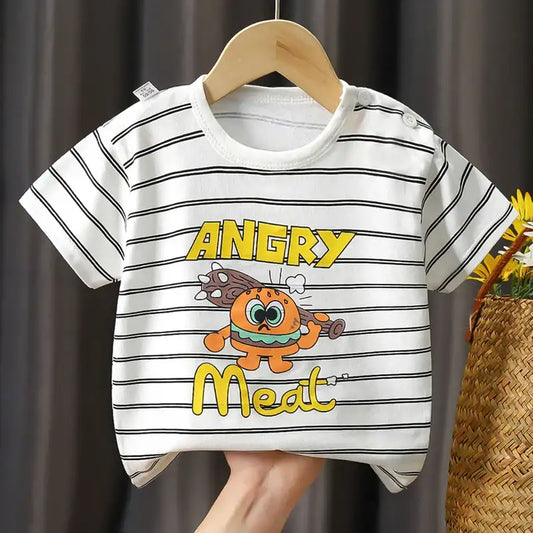 Children’s Cotton Cartoon T-Shirt