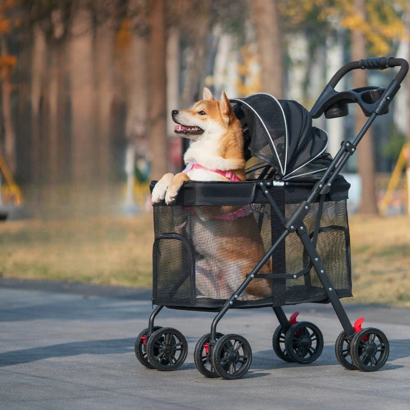 Pet Dog Cat Stroller