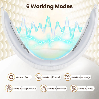 Electric V Face Lifting Beauty Device 6 Modes 8 Levels EMS Micro-current Firming Facial Massager