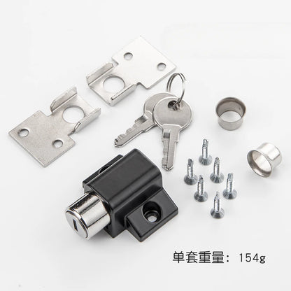 1 set of aluminum alloy telescopic window lock plastic steel sliding window anti-theft lock