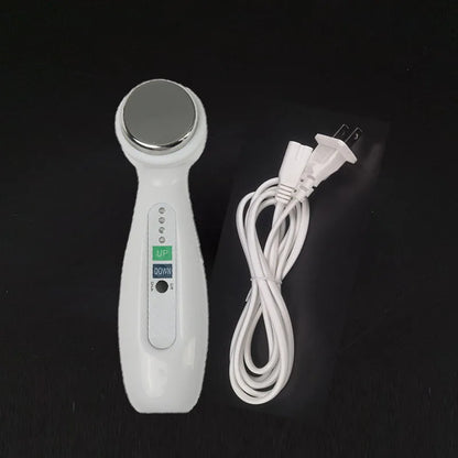 Skin Care Ultrasonic Vibrate Face Scrubber Massager Ultrasound Facial Pore Cleaner Body