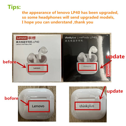 Lenovo LP40 Wireless Earbuds