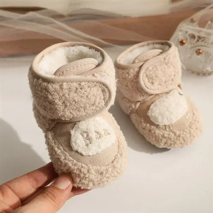 Warm Infant Toddler Crib Snow Boots Soft Comfortable Infant Girls Boys Anti-Slip Socks Slipper