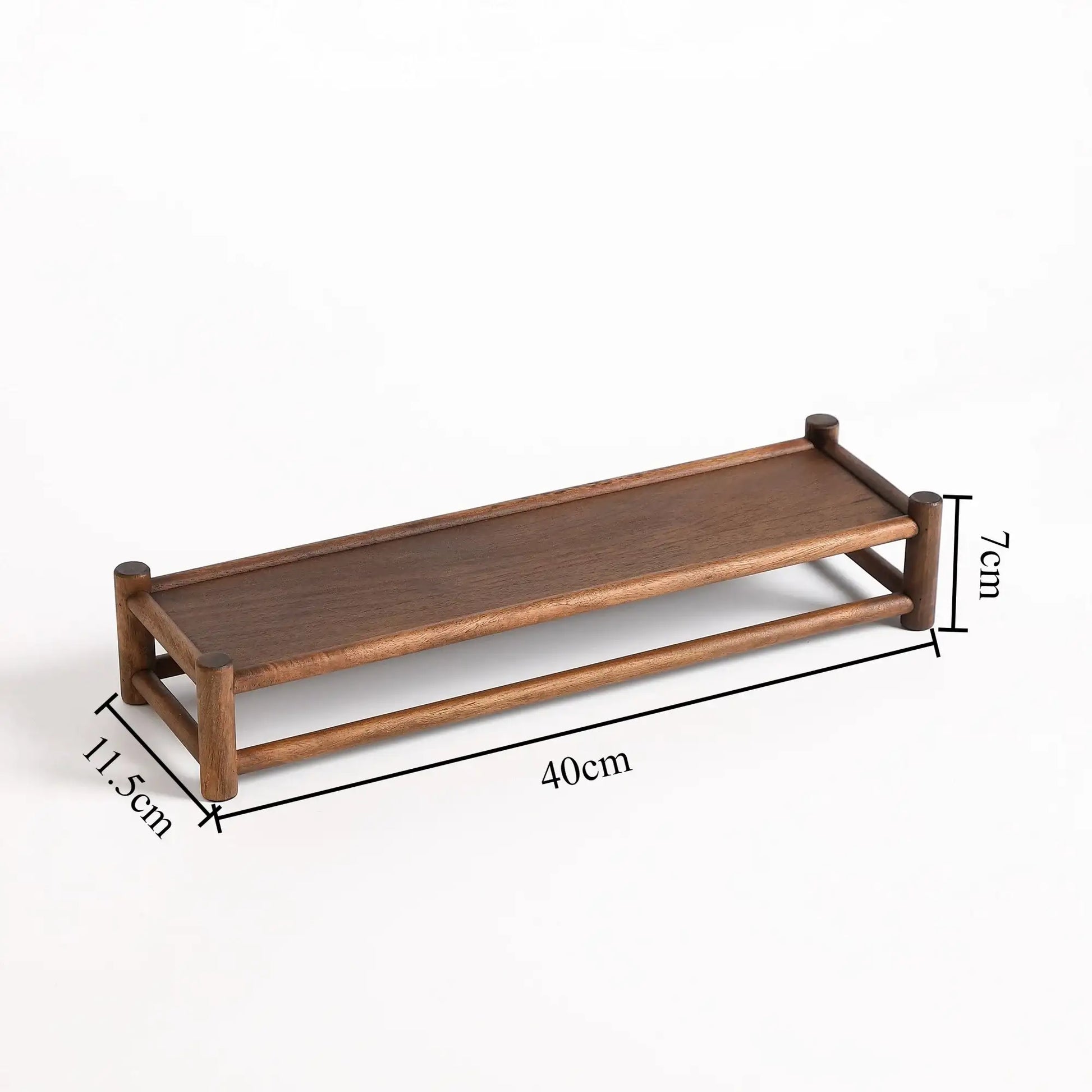 Solid Wood Tea Set Organizer