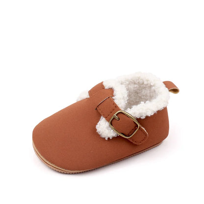 Winter Cute Baby Girls and Boys Warm Plush Non-slip Comfortable Prewalker Shoes High Quality Toddler Shoes First Walkers BMB4028