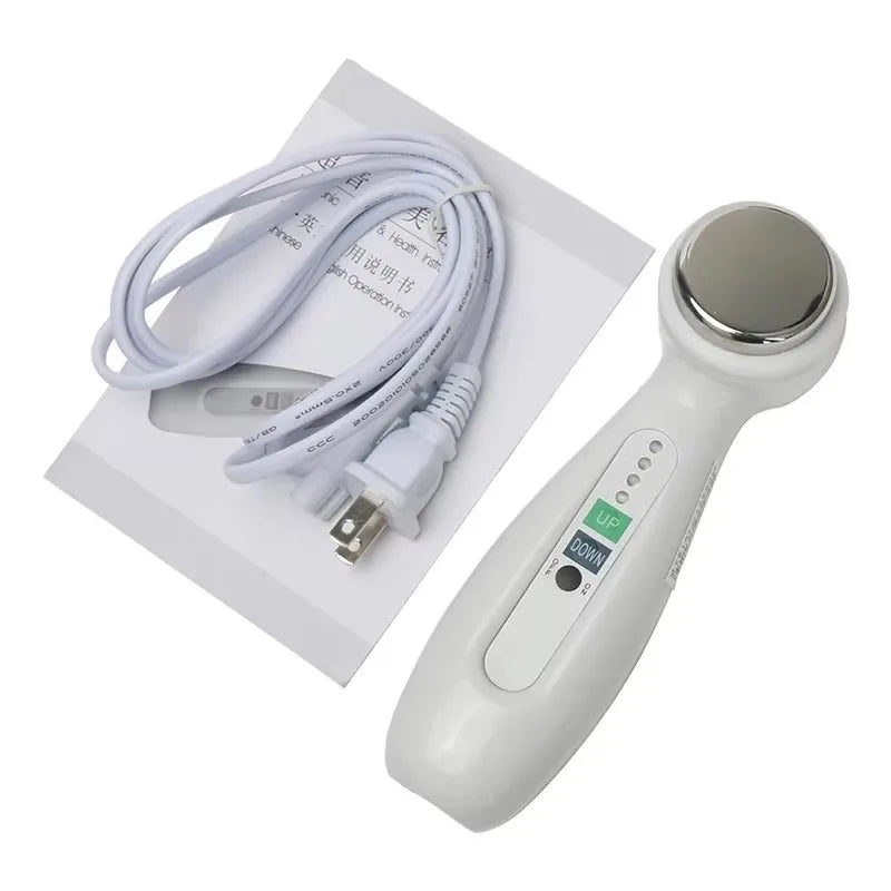 Skin Care Ultrasonic Vibrate Face Scrubber Massager Ultrasound Facial Pore Cleaner Body