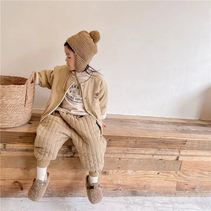 Kids Winter Cotton-Padded Trousers