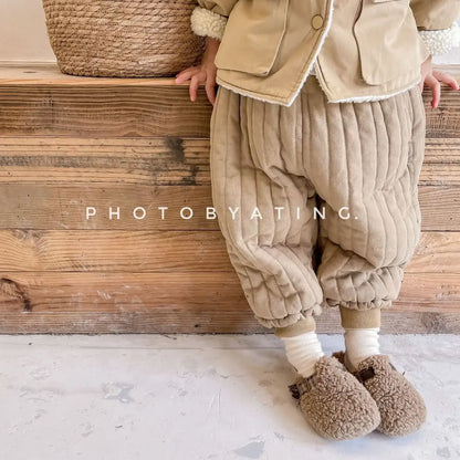 Kids Winter Cotton-Padded Trousers