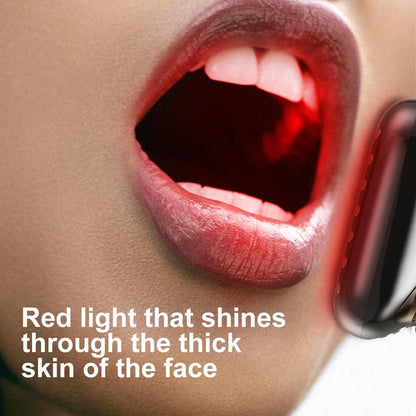 Luxurious Leather Gift Box Packaging Red Beauty Device Large-Area Facial Contact Guide