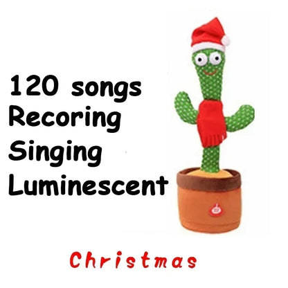 Talking Cactus Toy with LED 120 English Songs Singing Musical Toys