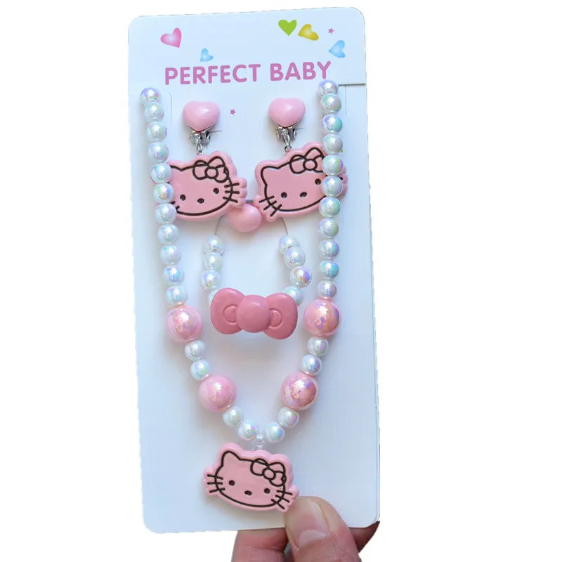 Hello Kitty Necklace Set