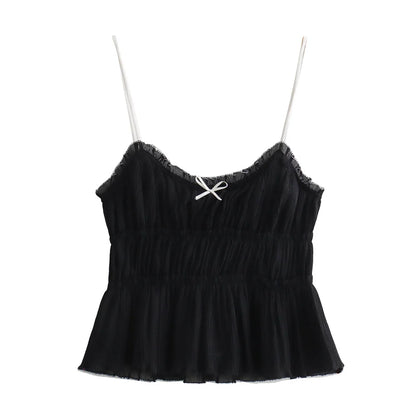 Women Summer Bow Top