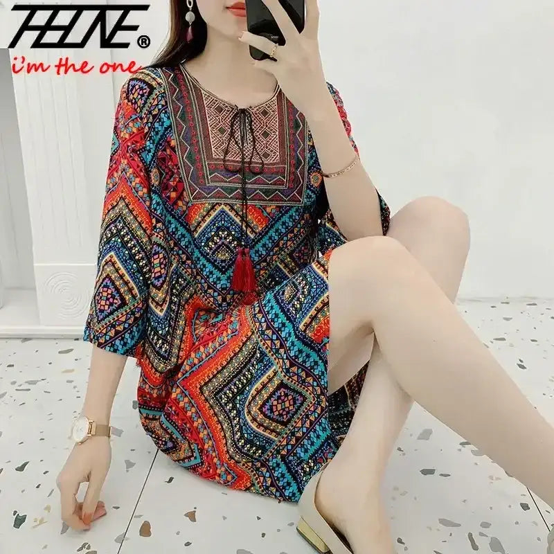 Women Bohemian Summer Dress