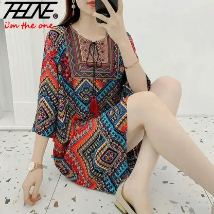 Women Bohemian Summer Dress