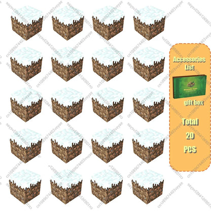 Magnetic Building Blocks Mine World Magnet Cube Set for Boy Girl Kid Age 3+ DIY Model