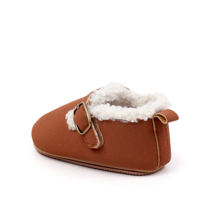 Winter Cute Baby Girls and Boys Warm Plush Non-slip Comfortable Prewalker Shoes High Quality Toddler Shoes First Walkers BMB4028