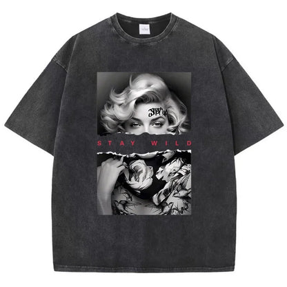 Cotton Washed T-Shirt Women