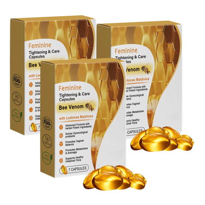 Bee Capsules Honey Bee Health Supplement Wellness Products Proteins Hormones