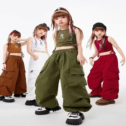 Kids Hip Hop Joggers Pants