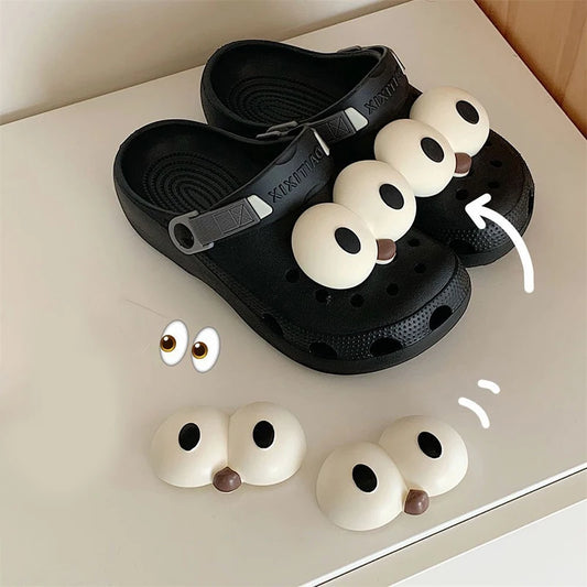 Funny Big Eye Shoe Buckle