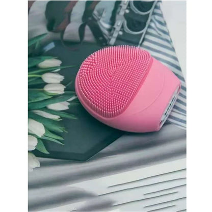 Electric Silicone Facial Cleanser Massager Skincare Massage Tool Beauty Machine Vibration