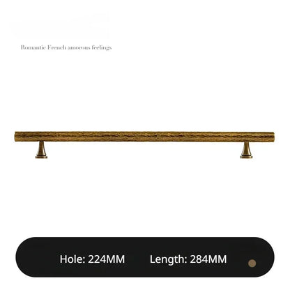 Retro Bronze Handmade Solid Brass Cabinet Door Knobs and Handles Furniture Cupboard Wardrobe Drawer Pull Antique T Bar Handles