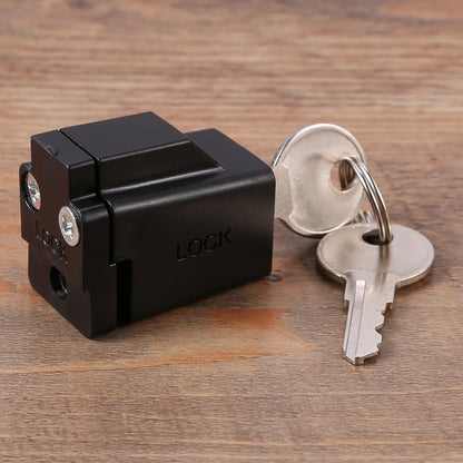 Aluminum Alloy Window Locks with 2 Keys Window Restrictor Lock Durable Portable