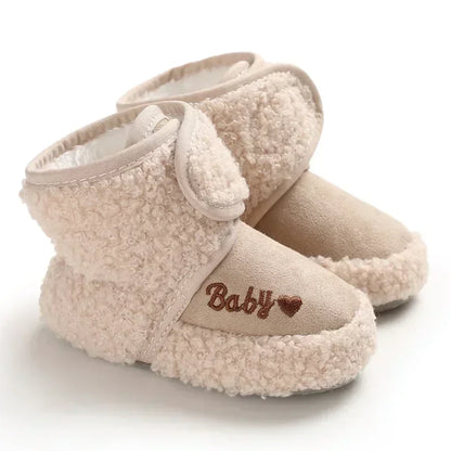 Warm Infant Toddler Crib Snow Boots Soft Comfortable Infant Girls Boys Anti-Slip Socks Slipper